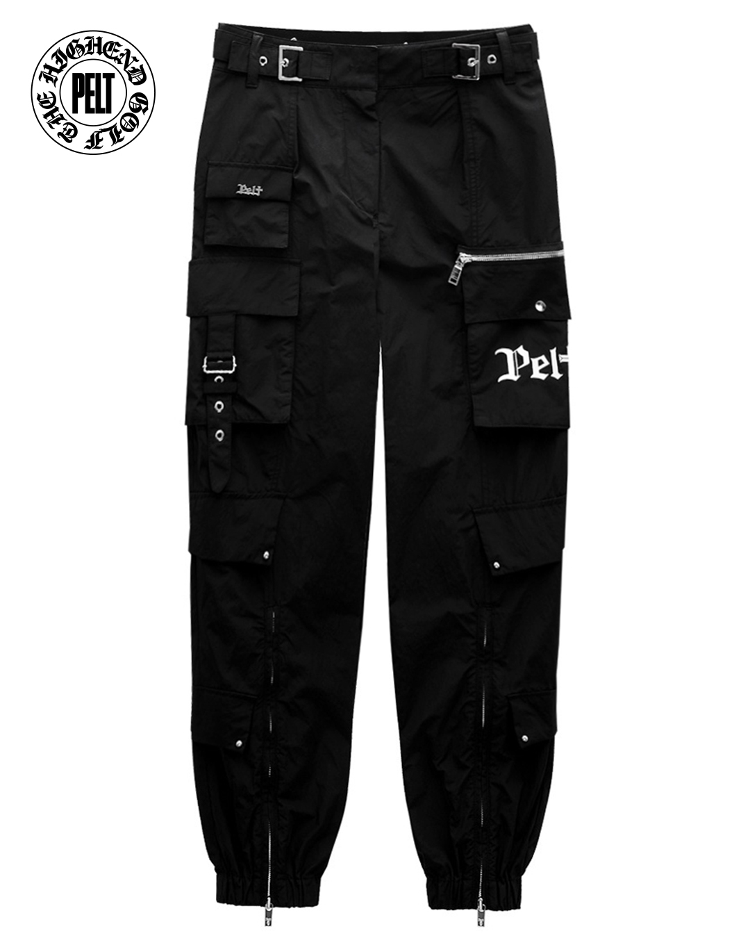 PELT Tabella Multi Pocket Jogger Pants : Men&#039;s Black (PB2PTM114BK)