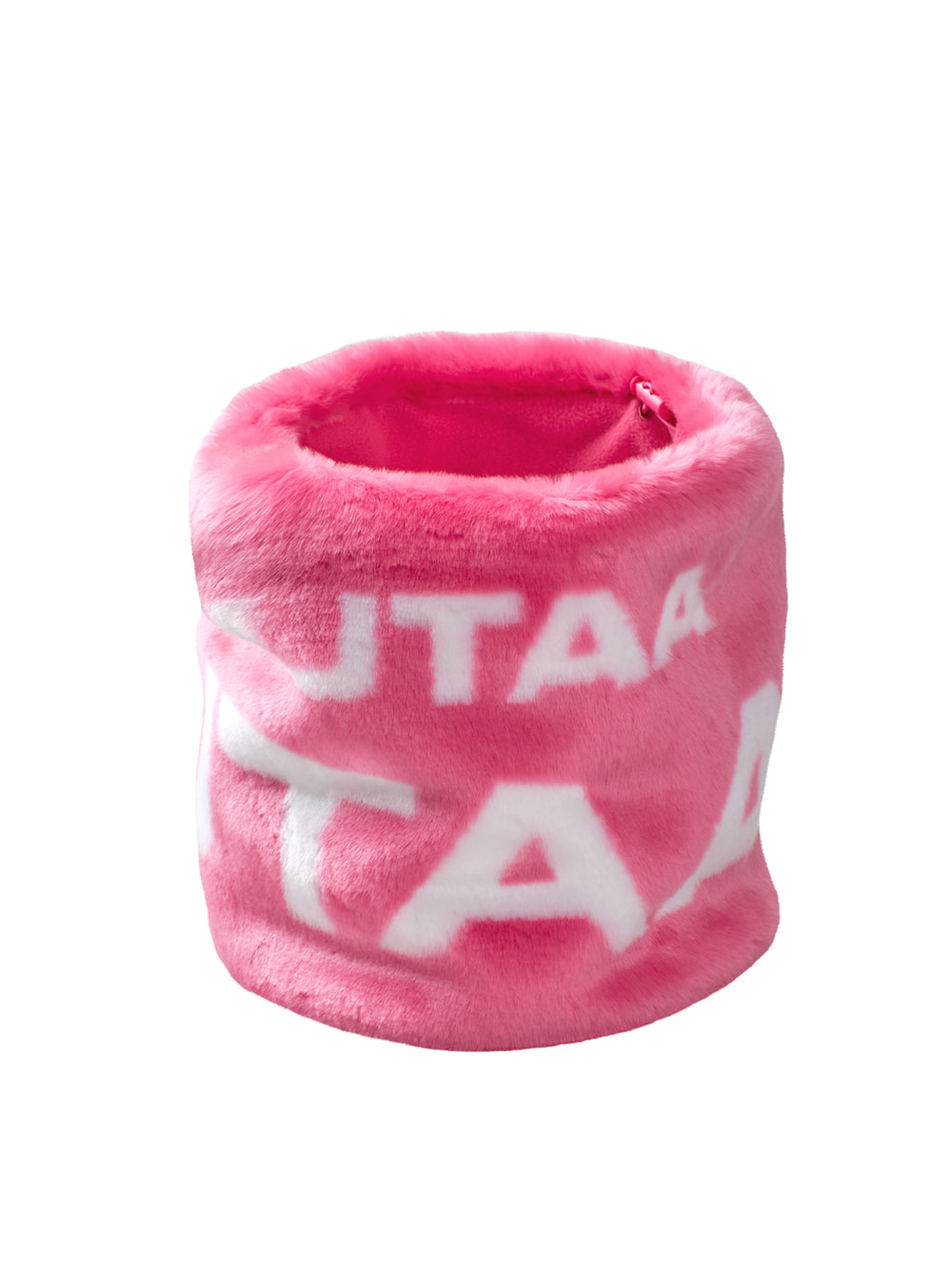 UTAA Signal Logo Fur Neck Warmer : Pink (UB4GXU636PK)