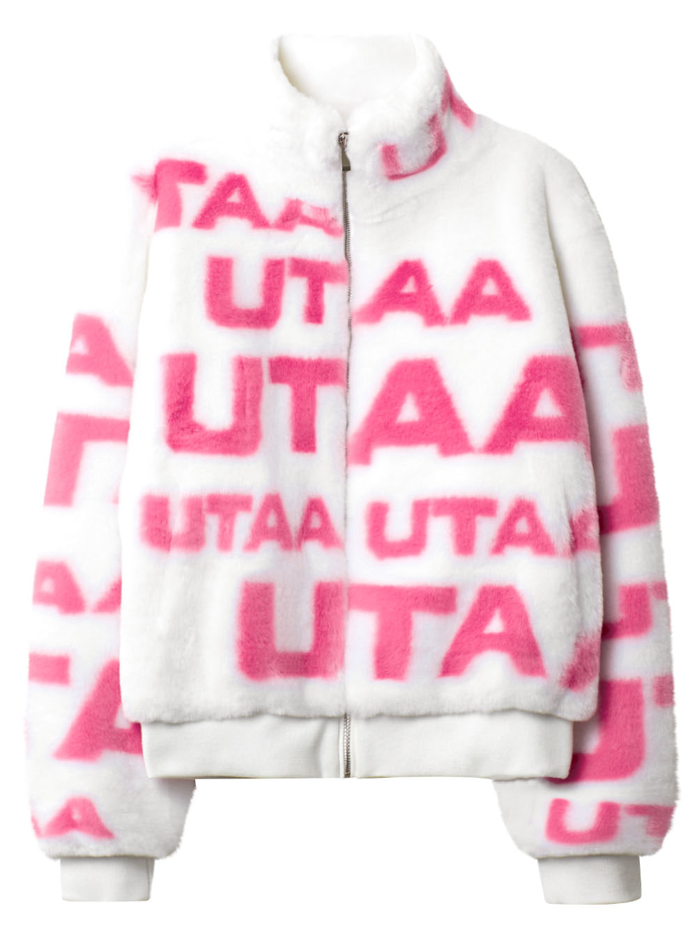 UTAA Signal Logo Fur Jacket : Women&#039;s White(UB4LTF835WH)