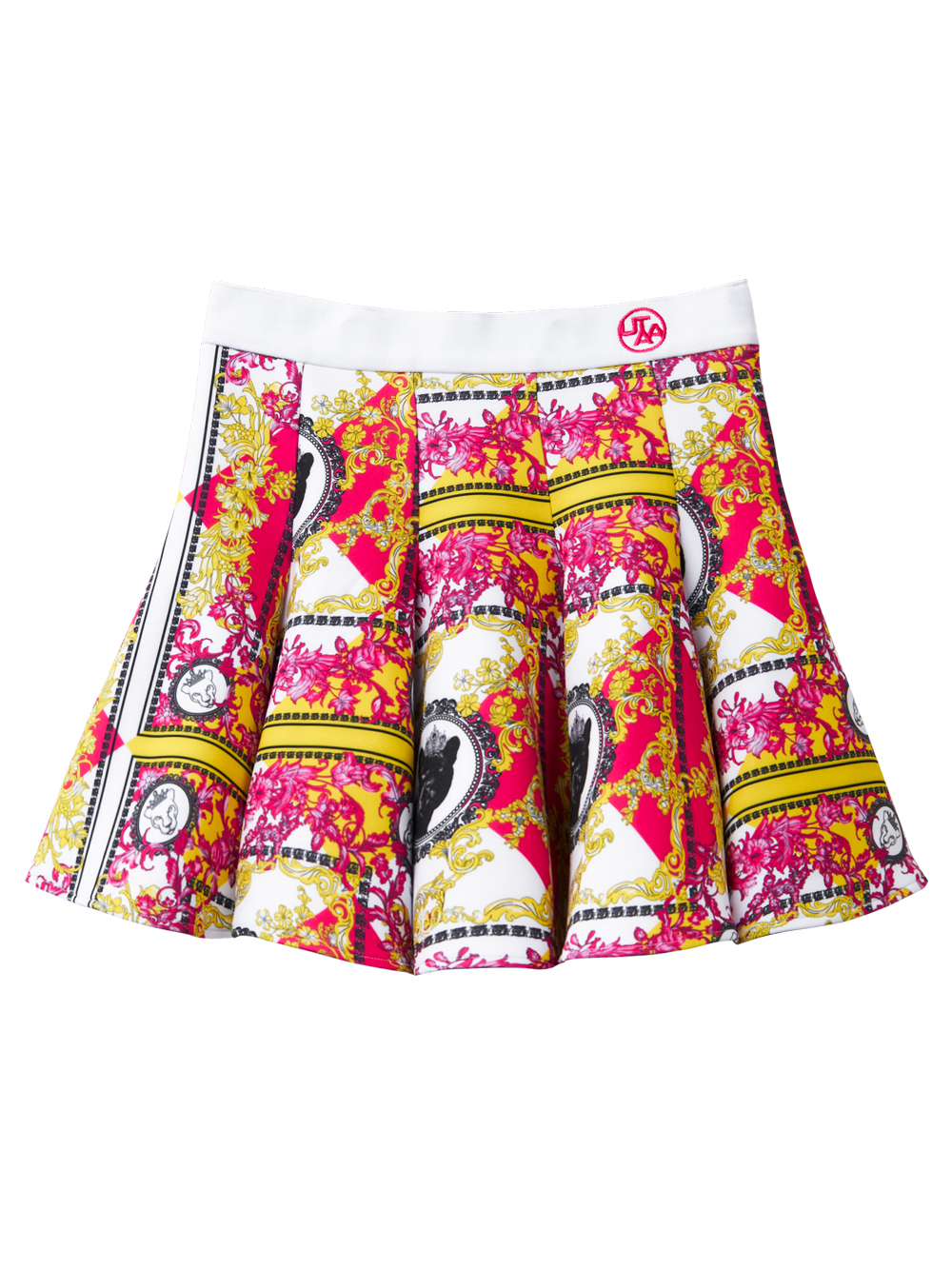 UTAA Fesitive Crown Panther Flare Skirt  :  Women&#039;s Pink (UC3SKF590PK)