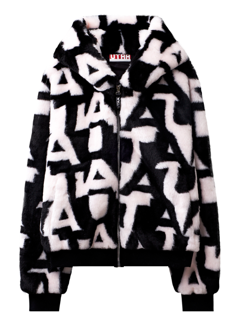 UTAA Color Mix Fur Jumper  : Women&#039;s Black (UC4LTF841BK)