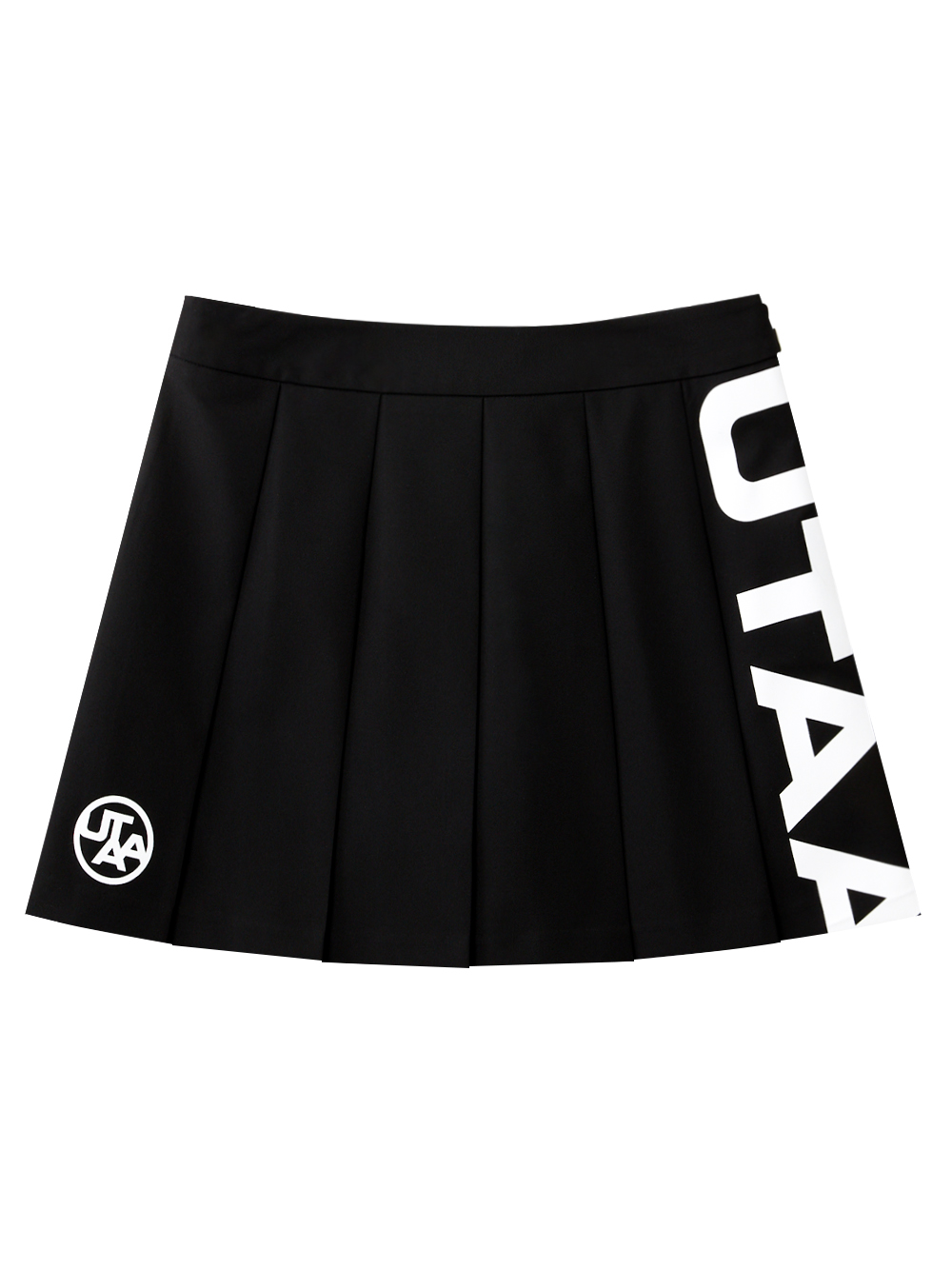 UTAA Slide Bulk Logo Flare Skirt  : Black(UD1SKF291BK)