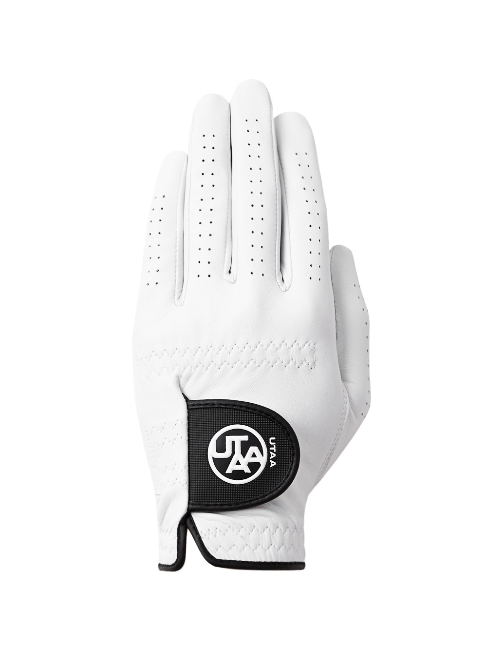 UTAA Mark Classic Golf Glove : Men&#039;s White (UD0GVM210WH)