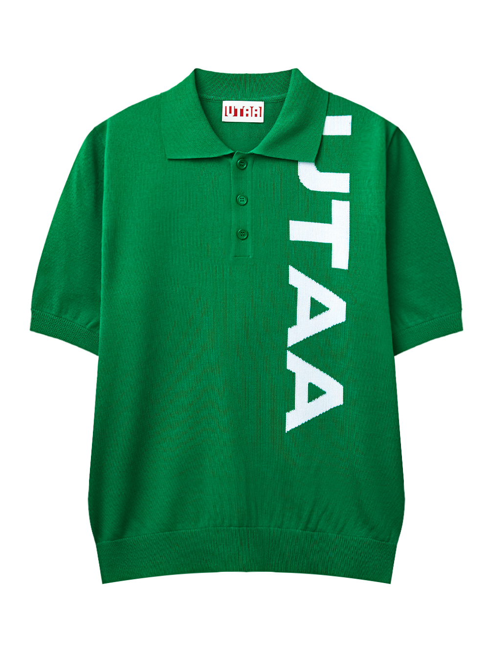 UTAA Arcade Bold Logo PK Knit : Men&#039;s Green (UD2KTM291GN)