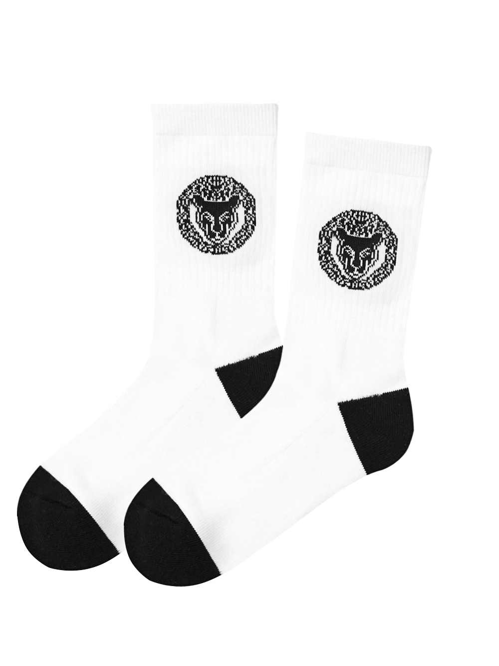 UTAA Scudo Ring Panther Mono Socks : Men&#039;s White (UD0GSM169WH)