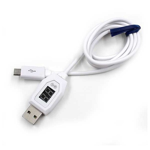 전압/전류 표시 Micro USB 케이블 (Micro B USB Cable with LCD Voltage / Current Display)
