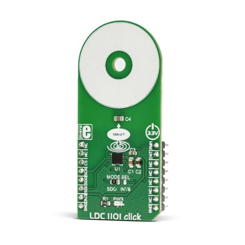 인덕턴스-디지털 컨버터 LDC1101 모듈 (LDC1101 click)