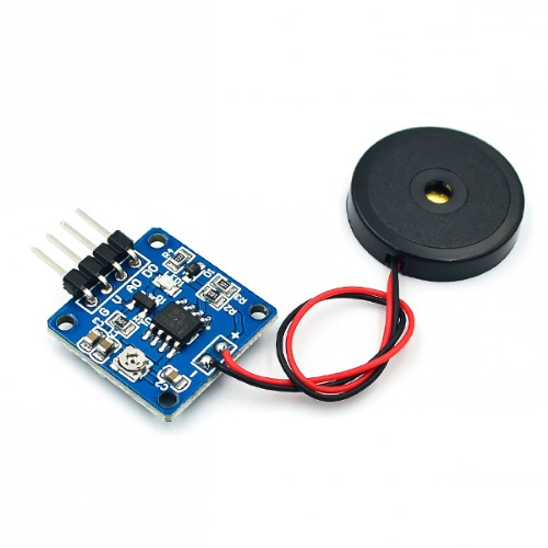 피에조 충격, 탭 센서 모듈 -아날로그/디지털 출력 (Piezo Shock Tap Sensor Module)