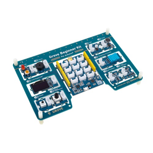 올인원 아두이노 입문자 키트 -10센서, 12프로젝트 (Grove Beginner Kit for Arduino - All-in-one Arduino Compatible Board with 10 Sensors and 12 Projects)