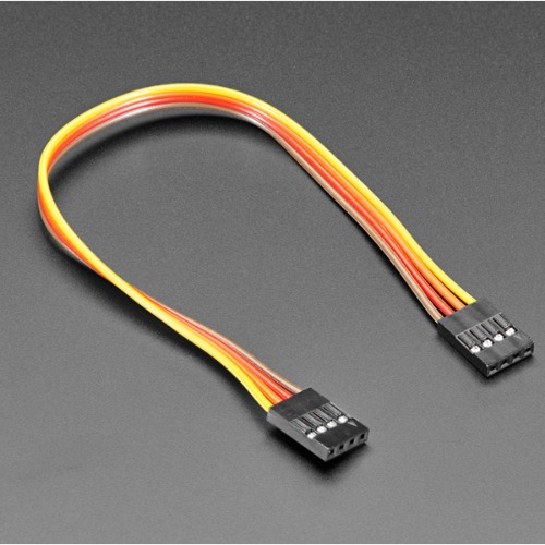 2.54mm 피치 4핀 점퍼 케이블 -20cm (2.54mm 0.1 inch Pitch 4-pin Jumper Cable - 20cm long)