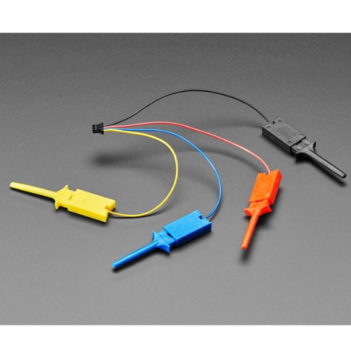 테스트 후크 프로브 - 4핀 JST SH 커넥터 케이블 (JST-SH 4-pin Cable with Micro SMT Test Hooks - STEMMA QT / Qwiic)