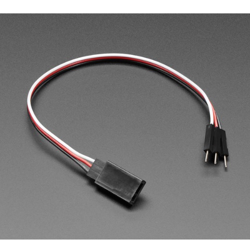 서보 커넥터 점퍼 Male 케이블 -17cm (Shrouded Servo to Premium Male Jumper Wires Cable - 17cm long)