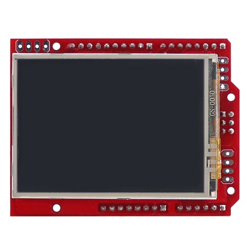 2.4 인치 TFT 감압식 터치 LCD 쉴드 -LM75 온도센서 장착 (2.4 Inch TFT Touch LCD Shield -SPFD5408)