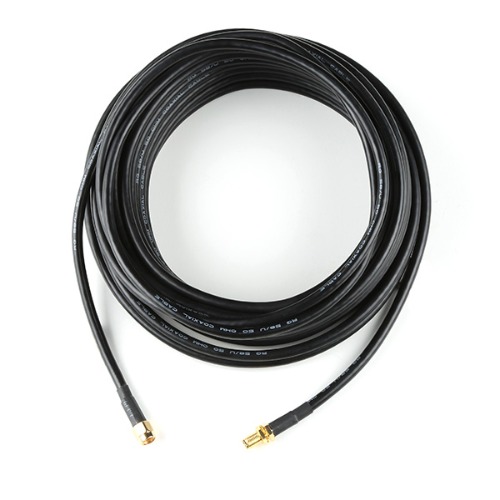 RP-SMA Male - RP-SMA Female 인터페이스 케이블 -10M (Interface Cable - RP-SMA Male to RP-SMA Female (10M, RG58))