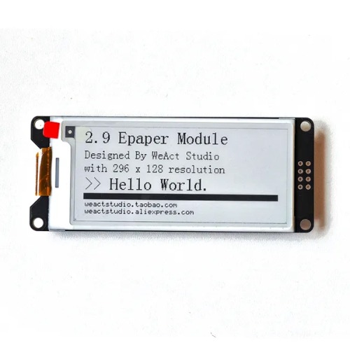 2.9 인치 전자종이 디스플레이 -검정 (2.9 Inch E-paper Display -Black)