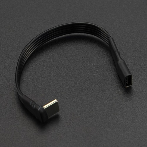 USB Type-C L 형 Male - Female 확장 케이블 (Type-C L-Shaped Male to Female Extension Cable)