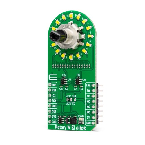 로터리 모듈 -EC12D, TLC5925, 흰색 LED (ROTARY W 2 CLICK)