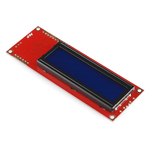 시리얼 지원 16x2 LCD - 파랑바탕 노랑글씨 5V (Sparkfun Serial Enabled 16x2 LCD - Yellow on Blue 5V)