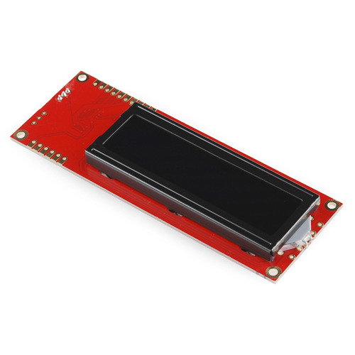 시리얼 지원 16x2 LCD - 검정바탕 빨강글씨 5V (Sparkfun Serial Enabled 16x2 LCD - Red on Black 5V)