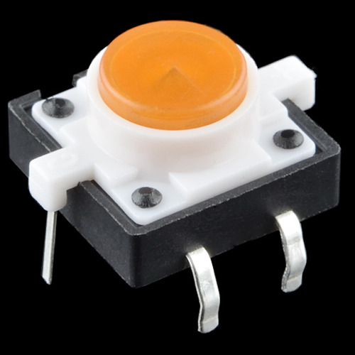 LED 푸쉬버튼 - 오렌지 (LED Tactile Button - Orange)