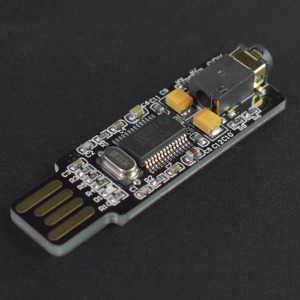 미니 USB 사운드 보드 -젯슨, 라즈베리 (Mini USB External Sound Card for NVIDIA Jetson Nano/ Raspberry Pi 400)
