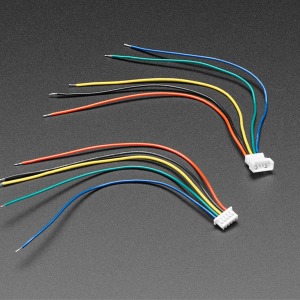 1.25mm 피치 5핀 케이블 -암수, 10cm (1.25mm Pitch 5-pin Cable Matching Pair 10 cm long - Molex PicoBlade Compatible)