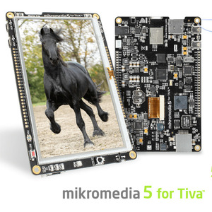 TIVA용 5인치 멀티미디어 개발플랫폼 (mikromedia 5 for Tiva)