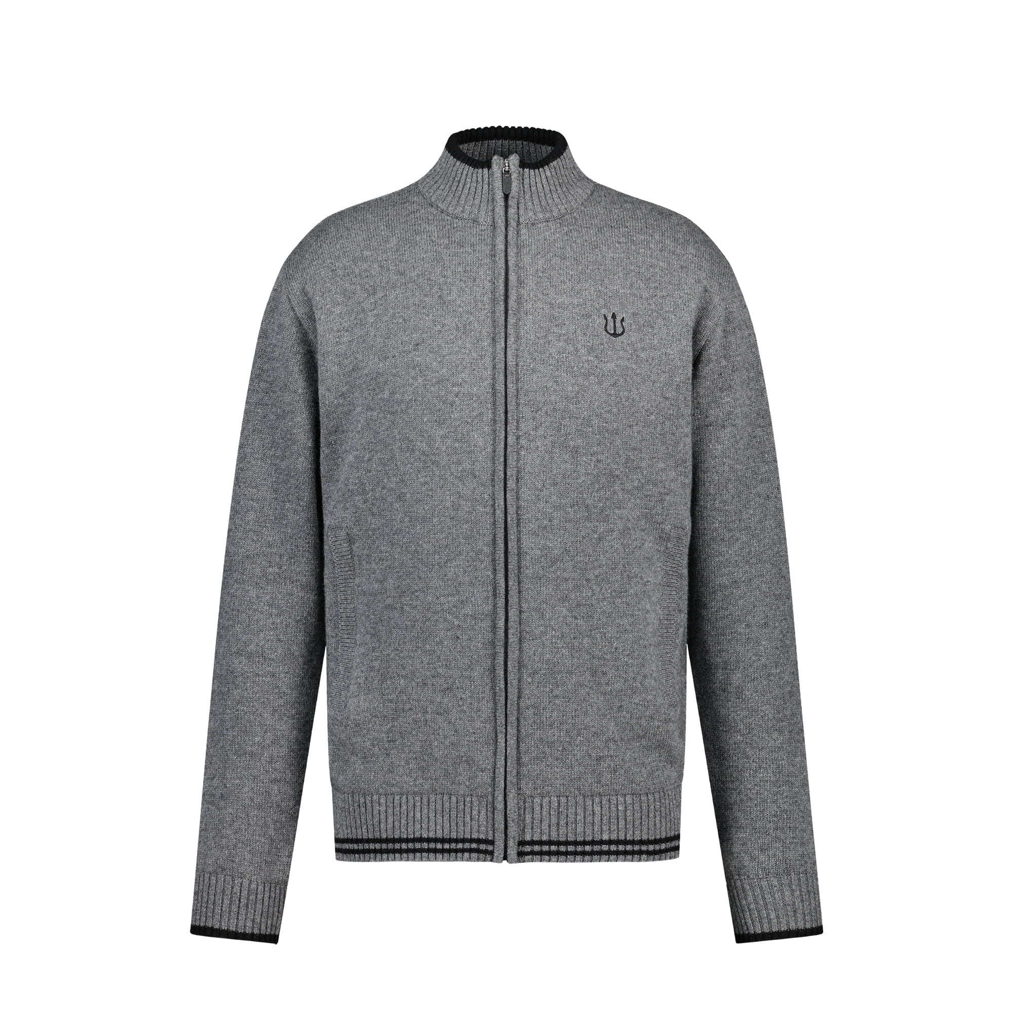 VGH4SW111M : Solid Point Tip Full Zip UpㅣMen&#039;sㅣCharcoal