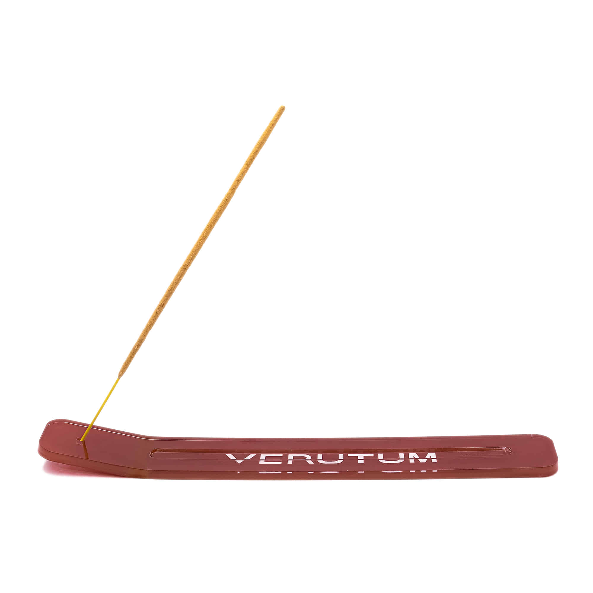 AC-IH041 : VERUTUM Logo Incense HolderㅣBurgundy