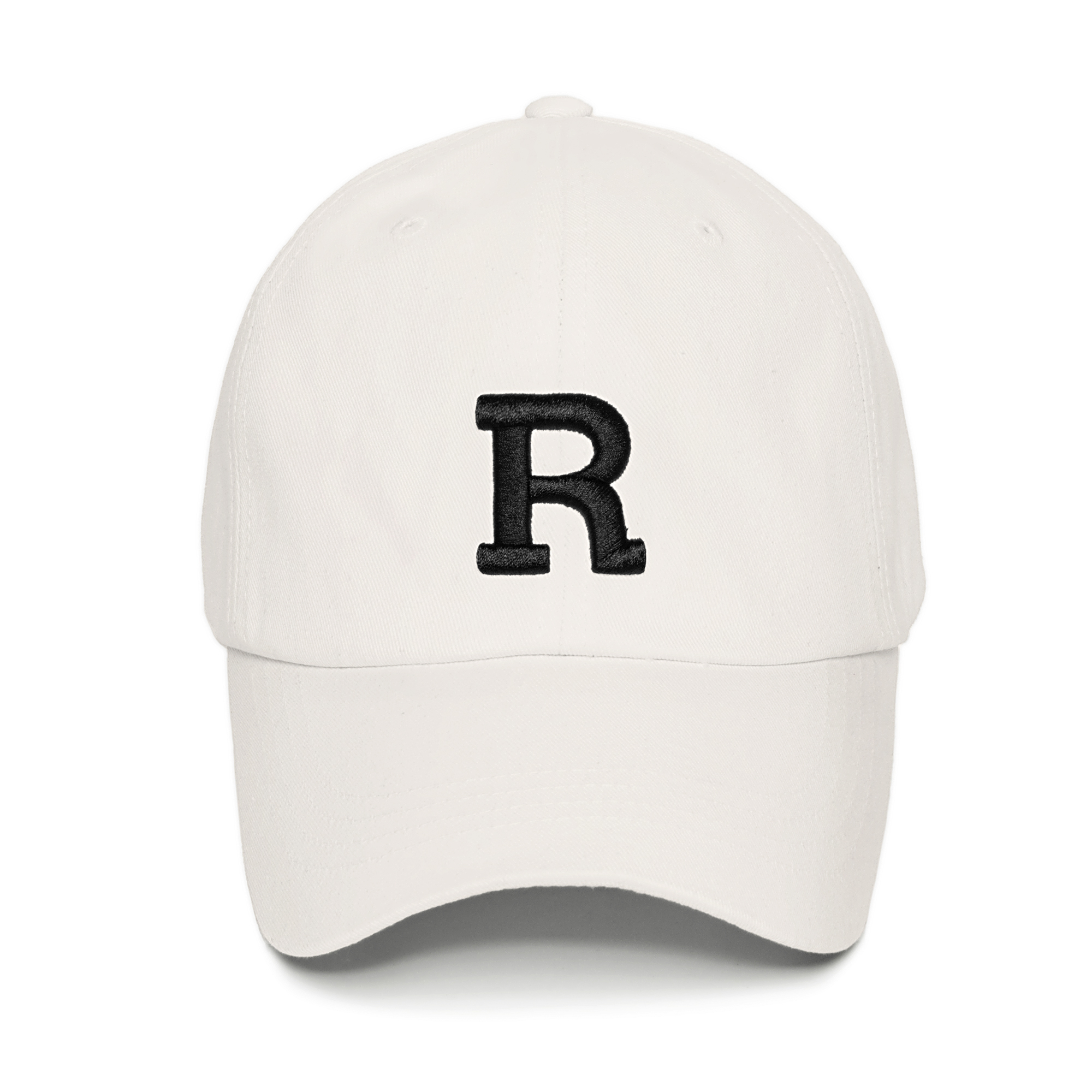 HW-BC066C : VRT Initial Cotton Cap│White