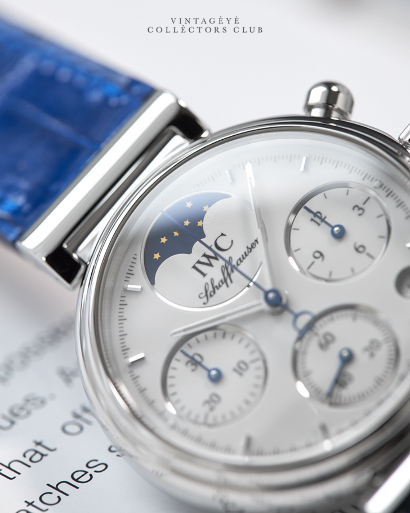 IWC@ 2006 Davinchi Moonphase Chronograph M5309