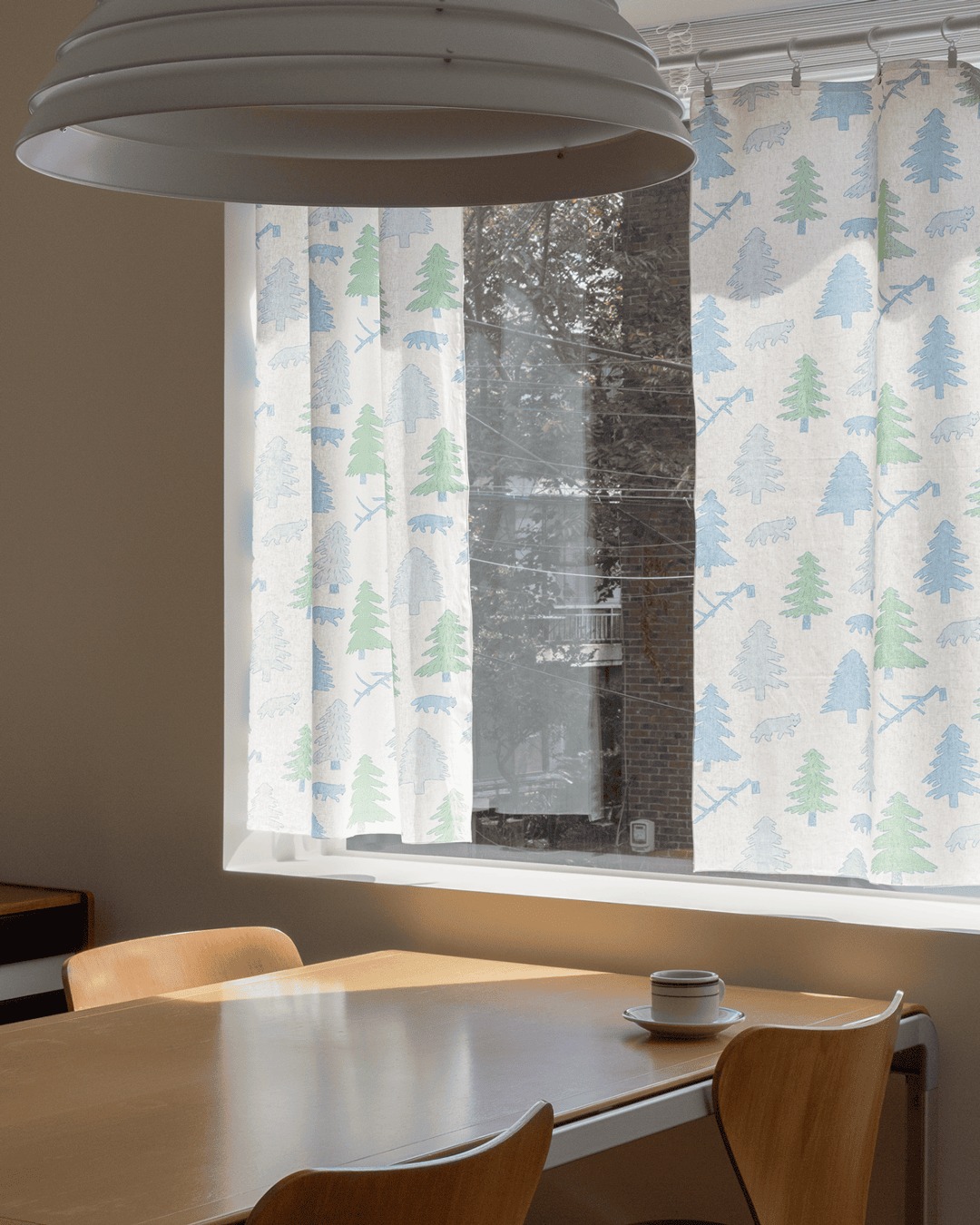 NORTH LAND WINDOW CURTAIN - BLUE &amp; GREEN