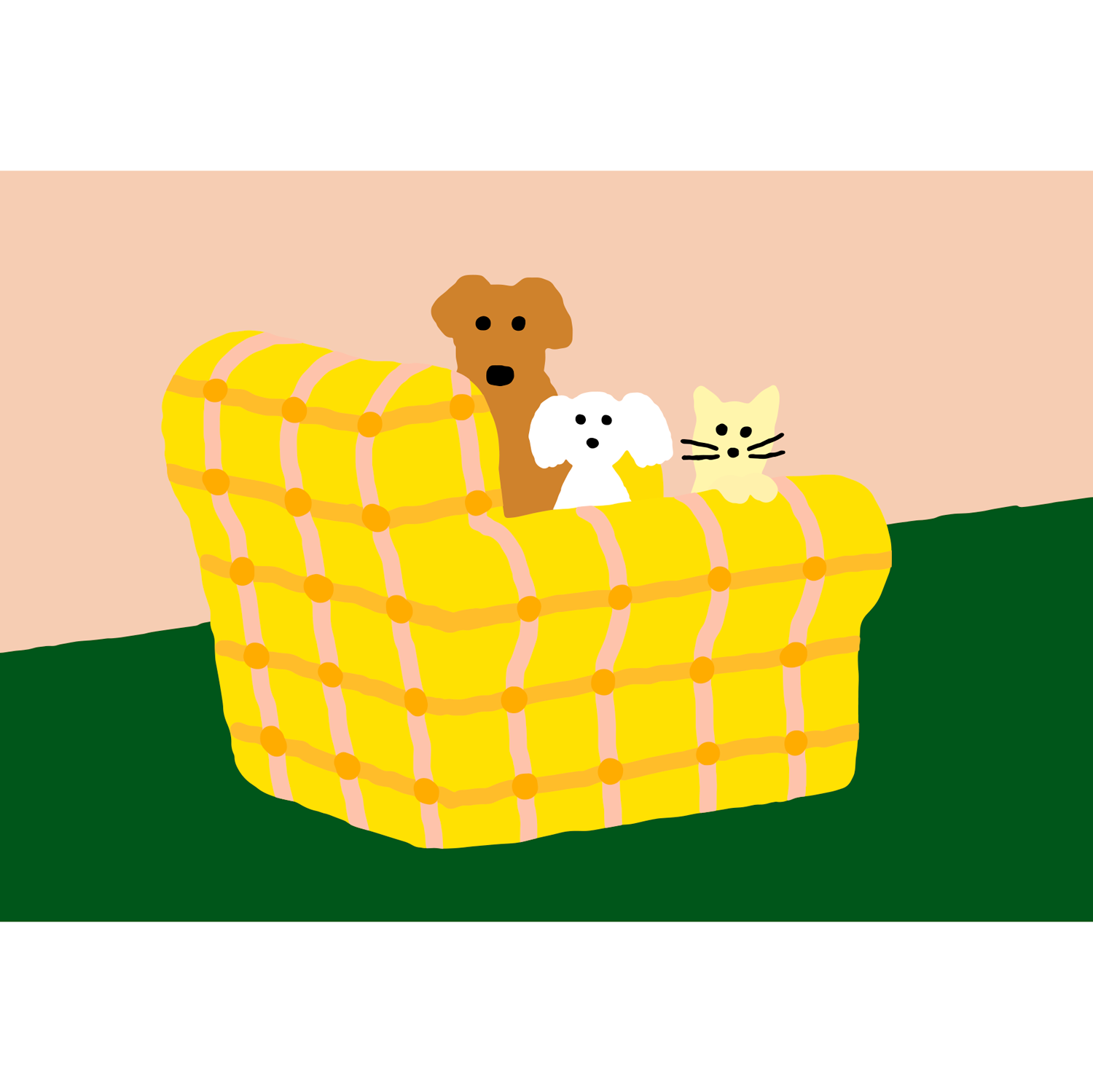 2021Armchair Dogs &amp; Cat