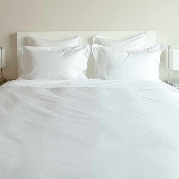 Duke Duvet Cover - White Q