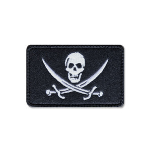 칼리코잭 해적기_Calico Jack Pirate Flag_자수패치_/No.0373