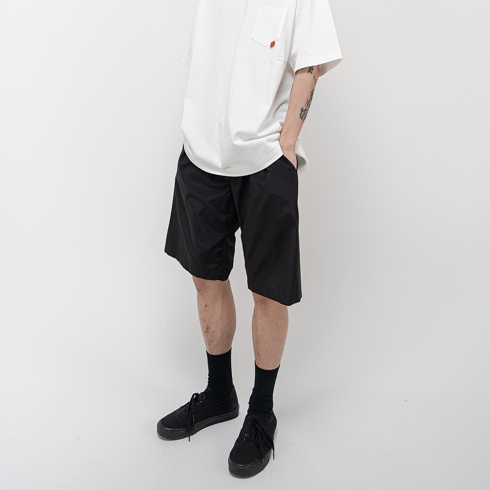 [Ourselves]  Packable Traveller Shorts Black