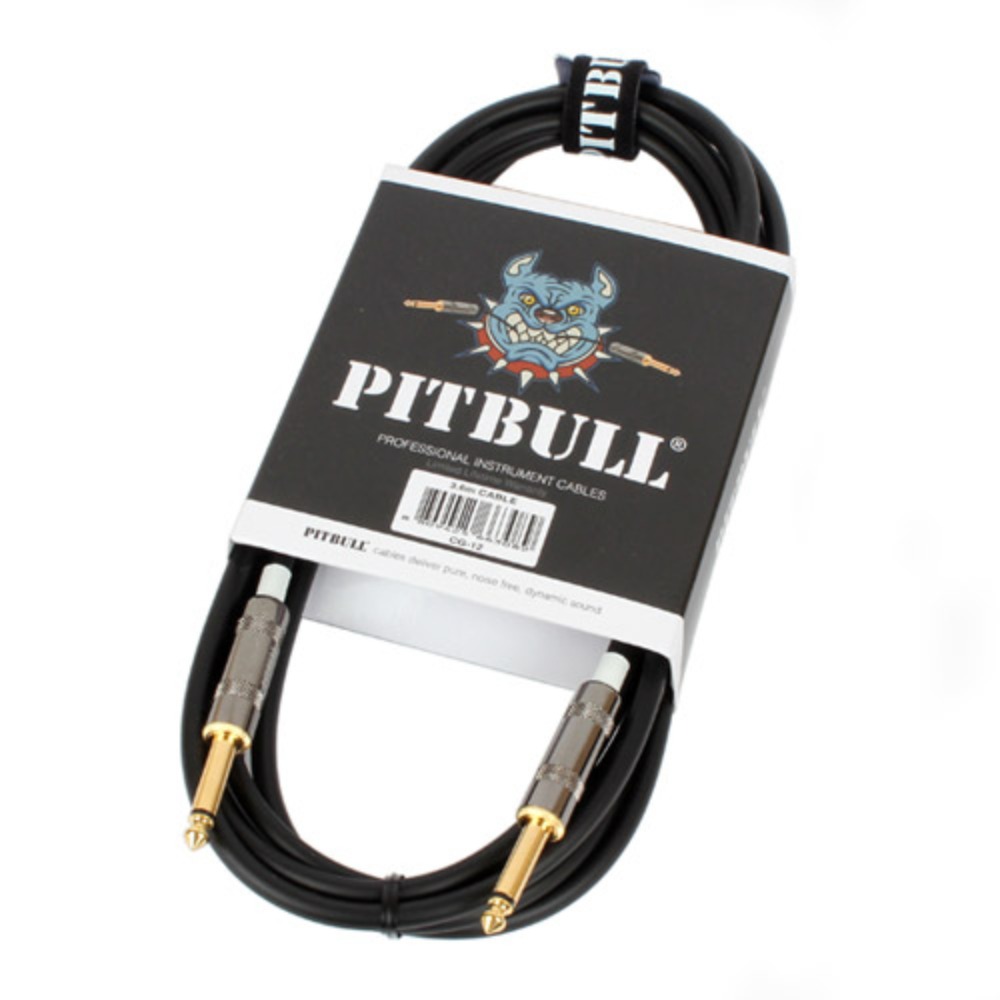 핏불 CG300 3m 악기케이블 1자-1자 플러그 Pitbull CG-300 Guitar&amp;Bass Cable 1-1 55케이블,6.35케이블