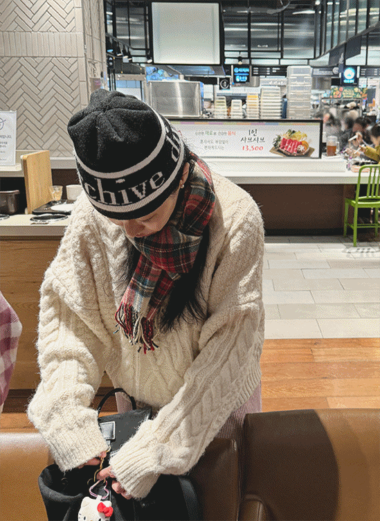 엔더울꽈배기니트-nt ㅣ 아이보리