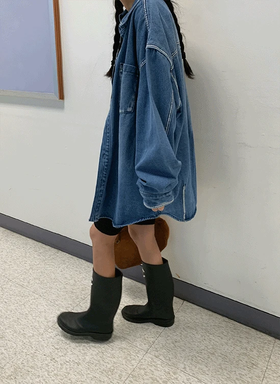 포켓데님셔츠-nb ㅣ 중청