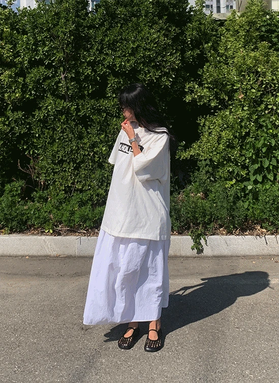 나일론A라인스커트-sk ㅣ s - m size