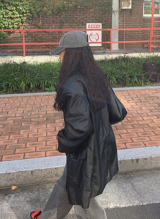 루즈레더자켓-jk ㅣ 블랙 (10월24일 순차발송)