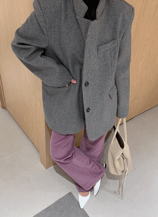 베이직울하프코트-ct