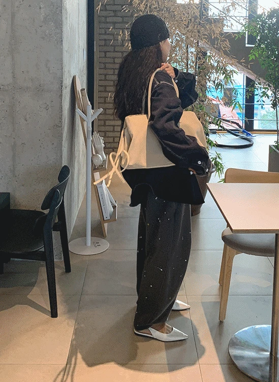 페인팅와이드조거팬츠-p ㅣ m - l size