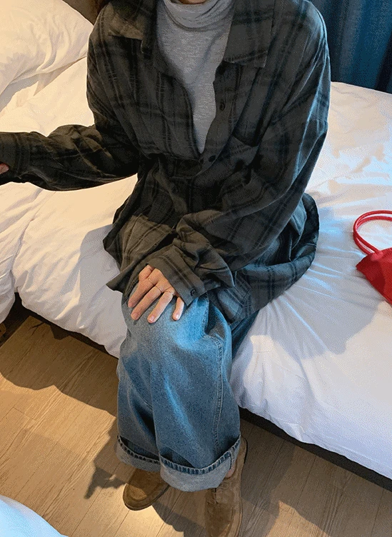 차르르체크셔츠-nb