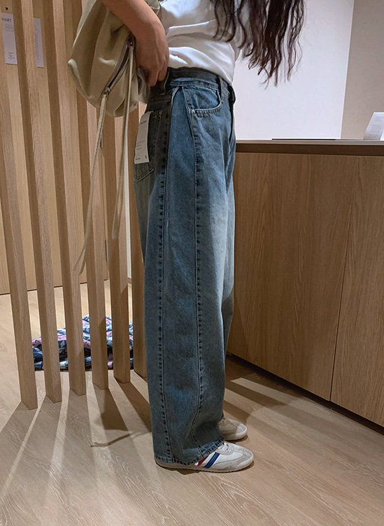 주름와이드데님팬츠-p