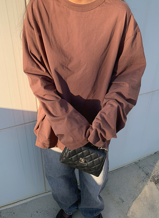 컬러루즈긴팔티-t