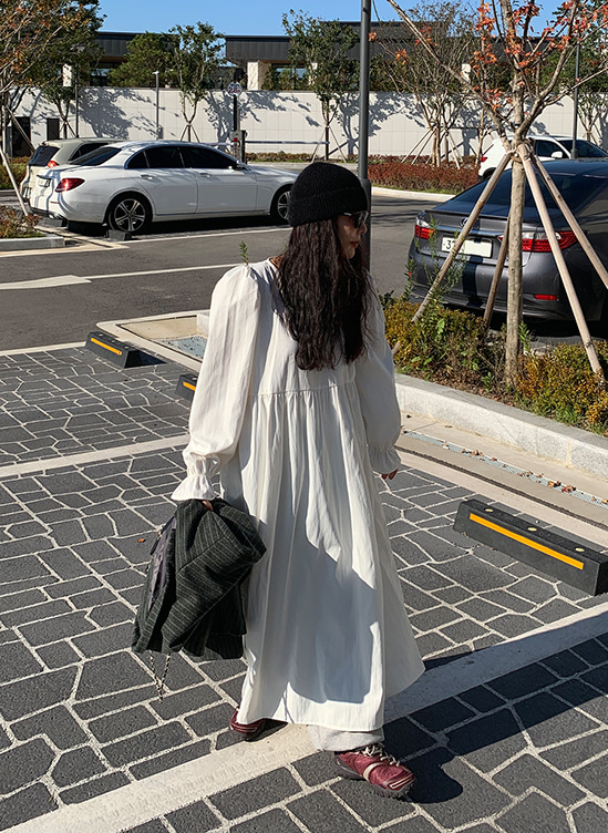 셔링박시롱원피스-ops