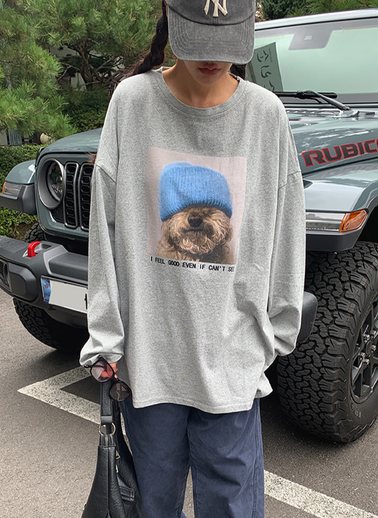 비니강아지나염긴팔티-t