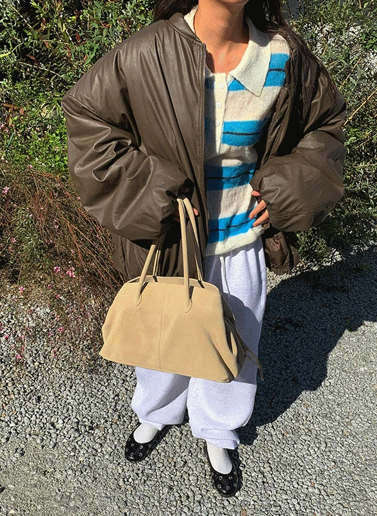 빅오버핏점퍼-jp ㅣ 브라운