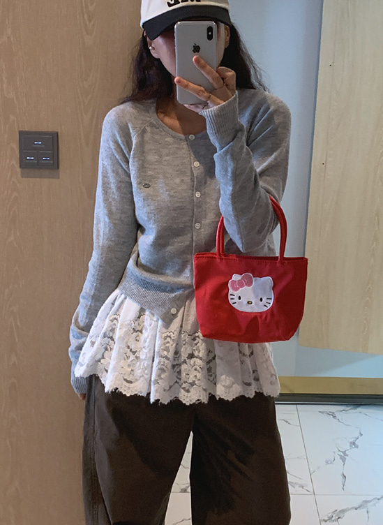 기본핏니트가디건